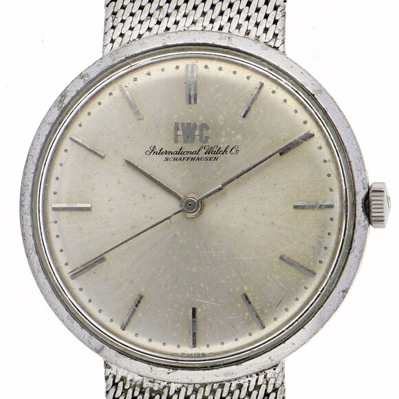 WATCH IWC Schaffhausen Silver SS MN - Picture 1 of 6